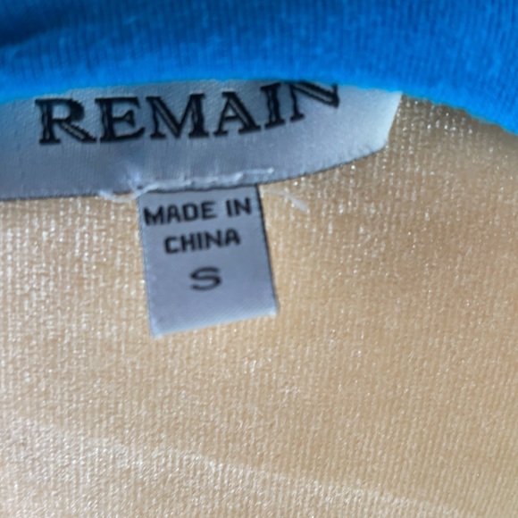 Perfect summer dress from Remain bright blue size small - Picture 5 of 5